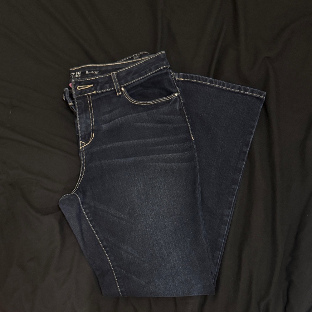 Dark Blue Women's Boot Cut Jeans
